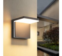 KUKAK LED sienas lampas āra iekštelpās 12 W āra gaisma IP54 ūdensizturīgs alumīnija moderns sienas lampas 3000 K silti balta āra gaisma Sienas lampas āra sienas lampas āra sienas lampas āra sienas lampas āra sienas lampas terasei ieejas dārza