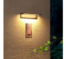 LED āra sienas lampas, mājas numura apgaismojums, 12 W, 1200 lm, modernas āra lampas, IP54 ūdensnecaurlaidīgas, alumīnija sienas lampas, āra siltā baltā 3000 K, āra apgaismojums ārdurvīm, dārzam, ieejai, lampas garums 320 mm