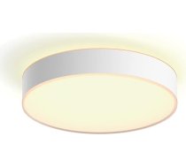 Philips Hue White Ambiance Devere griestu gaisma M (2450 lm) ar dimmera slēdzi, dimmerējama griestu gaisma Hue apgaismes sistēmai ar visiem baltajiem toņiem, vieda gaismas vadība ar balsi un lietotni, balta