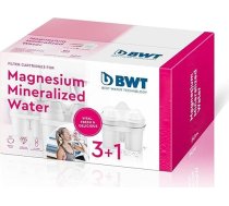 BWT 814134 3+1 filtra kārtridži, magnija mineralizators ūdens filtra krūzei, 3+1 x 120 l filtrēta krāna ūdens