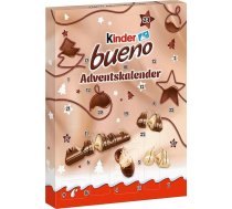 kinder bueno Adventes kalendārs 2025 - Šokolādes un mini olas - Atklājiet saldumus dienu pēc dienas - Piena šokolāde ar smalku lazdu riekstu krēmu - Ziemassvētkiem un Adventei - Ziemassvētku kalendārs - 181 g