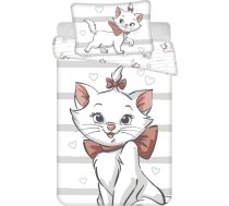 Jerry Fabrics Marie Cat Bow Bērnu guļamistabas gultasveļas komplekts 100 x 135 cm 40 x 60 cm