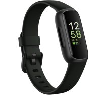 Fitbit Inspire 3 no Google, veselības un fitnesa uzraugs sievietēm/vīriešiem, sirdsdarbības monitora funkcija, stresa pārvaldība, miega analīze un līdz pat 10 dienu akumulatora darbības laiks, fitnesa pulkstenis, kas saderīgs ar Android/iOS