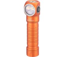 H200 galvas lukturis, 1600 lūmenu USB magnētiskais uzlādējams LED galvas lukturis — ērts, uzticams leņķa apgaismojums skriešanai, kempingam, pārgājieniem un speleoloģijai (oranža, H200,