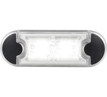 HELLA 2XT 980 855-111 Durvju apgaismojums kāju telpā – DuraLED – LED – 12/24 V – 0,5 W – LED – Montāža – Lēcas krāsa: kristāldzidra – LED krāsa: balta