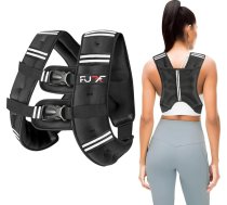 FUFF svara veste sievietēm 5/10/12/15/20/25/30 mārciņas, svara veste sievietēm pastaigām un spēka treniņiem, svara vestes sievietēm un vīriešiem, atstarojošas strīpas, fitnesa veste treniņiem