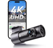 70mai M310 Plus 4K automašīnas priekšējā kamera, 2160P mini kamera ar 360° rotāciju, WiFi un G-sensors, super nakts redzamība un WDR, F1.55 diafragma, 24 stundu autostāvvietas uzraudzība, cilpas ierakstīšana, maks. 256 GB