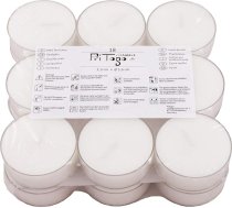 tējas lampiņas, maxi XXL plastmasas korpuss, diametrs 5,8 cm x 2,2 cm, bez kvēpiem, bez smaržas, ēdināšanas pakalpojumu kvalitāte, iepakojumā 18 gab.