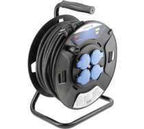 Högert Technik Kabeltrommel mit Gummiisolierung 30 m HT1E735