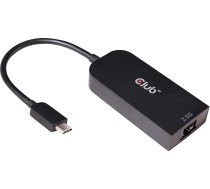 Club 3D CAC-1520 USB 3.2 adapteris no C tipa uz 2,5 Gigabit Ethernet M/F melns