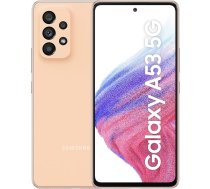Samsung Galaxy A53 5G viedtālrunis Dual SIM Android mobilais tālrunis 8GB RAM 256GB atmiņa Awesome Peach + 30 mēnešu garantija