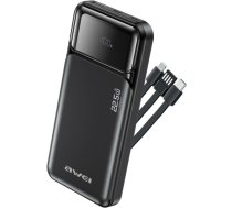 Powerbank pa-91 22.5w pd 10000mah iebūvēti kabeļi