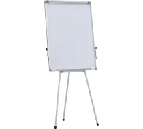 Flipchart uz statīva Biroja piederumi 70 x 100 cm Dry Board Wipe Clean Magnetic Aluminium Frame with Extendable Arms / Tips Dry Erasable Magnetic / Art-On Tripod / Material Aluminium