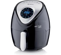 Ariete Airy Fryer Digital 4616, karstā gaisa fritēze 3,5 litri, 60 minūšu taimeris, LCD un skārienjūtīgais ekrāns ar 7 gatavošanas līmeņiem, maksimālā temperatūra 200°C, 1300 W, melns