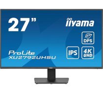 iiyama Prolite XU2792UHSU-B6 68,5 cm 27 collu IPS LED monitors 4K UHD HDMI DP USB 3.2 USB-C 15W DPS Slim-Line Black