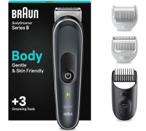 Braun Series 5 Bodygroomer BG5340 / Intimitāšu skuveklis vīriešiem, ķermeņa kopšanai un matiņu noņemšanai vīriešiem, krūtīm, padusēm, 1 - 11 mm uzgaļi, 100 minūšu darbības laiks