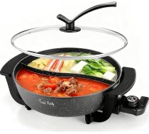 Food Party Hot Pot Electric Hotpot Pot 6L Electric Cooking Pot 220V 1200W Double-Sided Electric Wok ar vāku Chinese Hot Pot Fondue