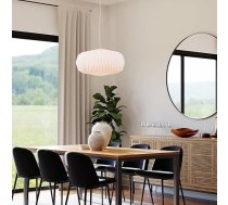 Lightbox Boho piekaramais gaismeklis ar origami papīra abažūru Diametrs 44 cm Lampa dzīvojamai zonai Bez E27 LED gaismas diodes