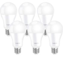 Lepro 13 W E27 LED Warm White, 1521 lūmena E27 spuldze, aizvieto 100 W, 2700 K siltā baltā A60 spuldzes, 180° gaismas leņķis, bez iespējas aptumšot, 12 gab. komplektā