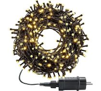 LED pasaku gaismas āra un iekštelpu siltā baltā Ziemassvētku apgaismojums Pasaku gaismas ar 8 gaismas režīmiem + taimeris + atmiņas funkcija Ūdensizturīgs Ziemassvētku eglītei, ballītei, kāzām, balkonam, 100 m, 1000 LED diodes