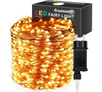 LED pasaku gaismas vara stieple, 100 m 1000 LED Ziemassvētku apgaismojums ar kontaktdakšu, 8 režīmi, āra ūdensizturīgas gaismas, dekorēšana iekštelpām, ārtelpām, Ziemassvētkiem, kokiem, dārzam, ballītēm, Ziemassvētku eglīšu rotājumiem