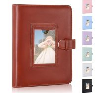 256 Taschen Fotoalbum für Instax Mini Fotoalbum, Frontfenster, 3 Zoll Foto für Fujifilm Instax Mini 12 11 9 9 99 8 40 Film, für Polaroid Snap/PIC-300/Z2300/SocialMatic Instant & Zip Drucker