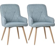 Dining Room Chairs Set of 2 - Modern Ergonomic and Durable Chairs in Scandinavian Design - For Dining Room, Living Room or Office