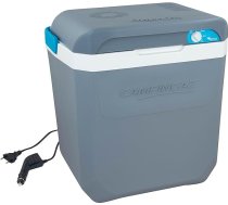 CAMPINGAZ Powerbox Plus 28 litru termoelektriskais dzesēšanas konteiners 12 V un 230 V, paredzēts 8 pudelēm (1,5 litri), lietošanai automašīnā un kempingā, ar UV aizsardzību, tilpums 28 litri, zils