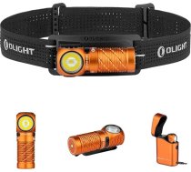 OLIGHT Perun 3 Mini Kit LED galvas lukturis – 1250 lūmenu uzlādējams galvas lukturis ar 5000 mAh uzlādes kārbiņu, 60 dienu darbības laiks, 5 balta gaismas un 3 sarkana gaismas režīmi, ideāli piemērots kempingam, makšķerēšanai, avārijas o