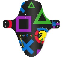 Riesel Design – priekšējais lielais velosipēda spārns sejas un amortizatora dakšas aizsardzībai – droša piestiprināšana enduro, trail, all mountain, cross country, freeride, downhill vai e-MTB velosipēdiem – KOL:OSS – Gaming