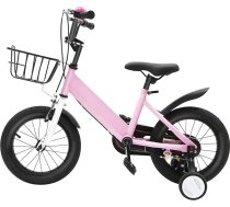 12 collu bērnu velosipēds, bērnu velosipēds no 3 gadu vecuma, bērnu velosipēds ar 35 kg celtspēju, regulējams sēdeklis, 12 collu velosipēds ar dubultbremzēm un atbalsta riteņiem, bērnu velosipēds dažādu vecumu bērniem