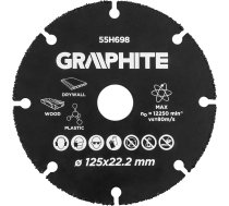 Graphite HM griešanas disks kokam un plastmasai 125 x 22,2 mm