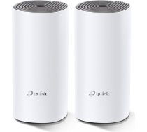 deco e4 (2 gab.) divjoslu (2,4 ghz/5 ghz) wi-fi 5 (802.11ac) balts, iekšējais pelēks