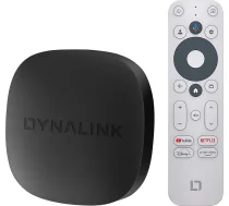 Google TV Box - Smart Android Box atbalsta Google TV, Netflix 4K, straumēšanas multivides atskaņotājs Atbalsta balss palīgu, Dolby Audio, HDR10+, bezvadu ekrāna dublēšana, 2GB+16GB, Dual Band WiFi