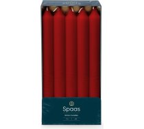 Ivyline S0009009013 21/240 mm sadzīves sveces - sarkanas (10 gab. iepakojumā)