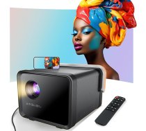 Weelikeit projektors, portatīvais mini projektors 1080P HD 4K mājas kinozāles projektors ar 5G WiFi 6 un Bluetooth, āra video projektors tālrunim/ Android/TV stick/HDMI/USB/Laptop/PS5