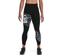 Under Armour Legingi UA Fly Fast Floral 7/8 Tight 1362 207 001 / XL / Melna