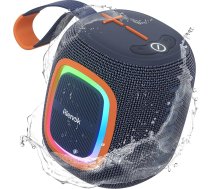 RIENOK Bluetooth skaļrunis mazs ar gaismu FM radio Bluetooth 5.3 mūzikas kaste Bezvadu basa kaste ar 15 stundu atskaņošanas laiku Stereo pārnēsājams ūdensnecaurlaidīgs TF karte USB zibatmiņas karte Jūra