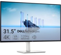 Dell 32 Plus monitors, S3225QS, 4K UHD (3840 x 2160), 120 Hz, VA, 4 ms, AMD FreeSync Premium, 95% DCI-P3, HDR10, regulējams augstums, iebūvēti skaļruņi, DisplayPort, 2 x HDMI