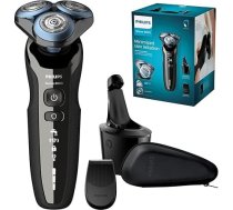 Philips S6000 mitrs un sauss elektriskais skuveklis ar multiprecīzijas asmeņiem un ādas aizsardzības režīmu, ar precīzu trimmeri un SmartClean sistēmu S6680/26