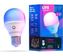 LIFX Colour A60 1000 lūmeni [E27 ligzda], miljardiem krāsu un baltumu, viedā LED spuldze ar Wi-Fi, nav nepieciešams tilts, saderīga ar Alexa, Hey Google, HomeKit un Siri