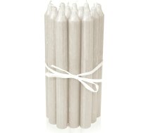 Dānijas augstākās kvalitātes sveces, baltas, 12 gab., augstums 18 cm, diametrs 2,2 cm, degšanas laiks aptuveni 8 stundas, cilindriskas sveces, dekoratīvo sveču komplekts, skandināvu sveces