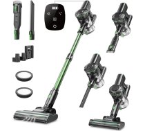 Vexilar akumulatora putekļsūcējs, 60 min/45 Kpa/550 W putekļsūcējs, bezvadu, bezsuku motors, akumulatora putekļsūcējs, paštaisns, LED displejs, 6-in-1, īpaši kluss mājoklim/automašīnai, cietām grīdām, paklājiem, mājdzīvnieku matiem