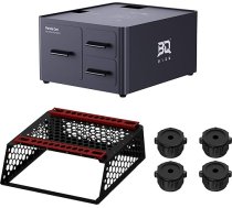 BIQU Panda Panda Den Filament Abfalllagerbox+Panda Perch AMS Halter+4*Panda Cushion XP Stoßdämpfende Füße für Bambu-Lab P1P/P1S/X1C/X1E 3D-Drucker