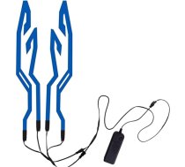 Motocikla ķiveres apgaismojums, elegants, funkcionāls, ķiveres gaismas josla – LED ar 3 režīmiem, nakts braukšanas signāla uzlīme motocikla un velosipēda ķiverēm, aksesuāri | Daudzfunkcionāls lietošanai ārā un telpās