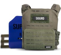 SUPRFIT – Sigurd 3D svara veste kalistenikai, spēka treniņiem un CrossFit – regulējama svara veste līdz 17 kg – universāla treniņu veste ar svariem – svara veste