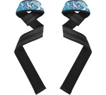 Turtle Dolphin Blue svarcelšanas jostas, 66 cm, neoprēns, polsterētas, muguras celšanai, plaukstas siksnas svarcelšanai, muguras celšanai, treniņiem, spēka treniņiem