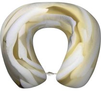 „White Rose“ ceļojuma spilvens no atmiņas putām – kakla spilvens, kas nodrošina atbalstu lidojumos, ceļojumos, atpūtai, automašīnā, vilcienā un mājās
