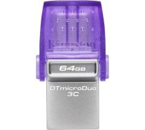 Datu zibatmiņas datu ceļotājs microduo 3c g3 64gb usb-a/usb-c