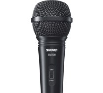 sv200 - dinamiskais mikrofons, universāls, kardioīda, slēdzis, kabelis